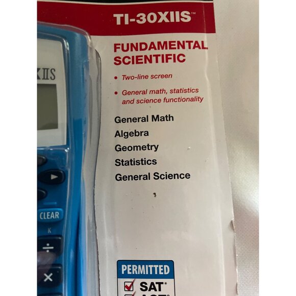 Texas Instruments TI-30XIIS Scientific Calculator Blue - Picture 3 of 7